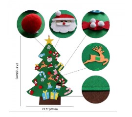DIY Felt Christmas tree